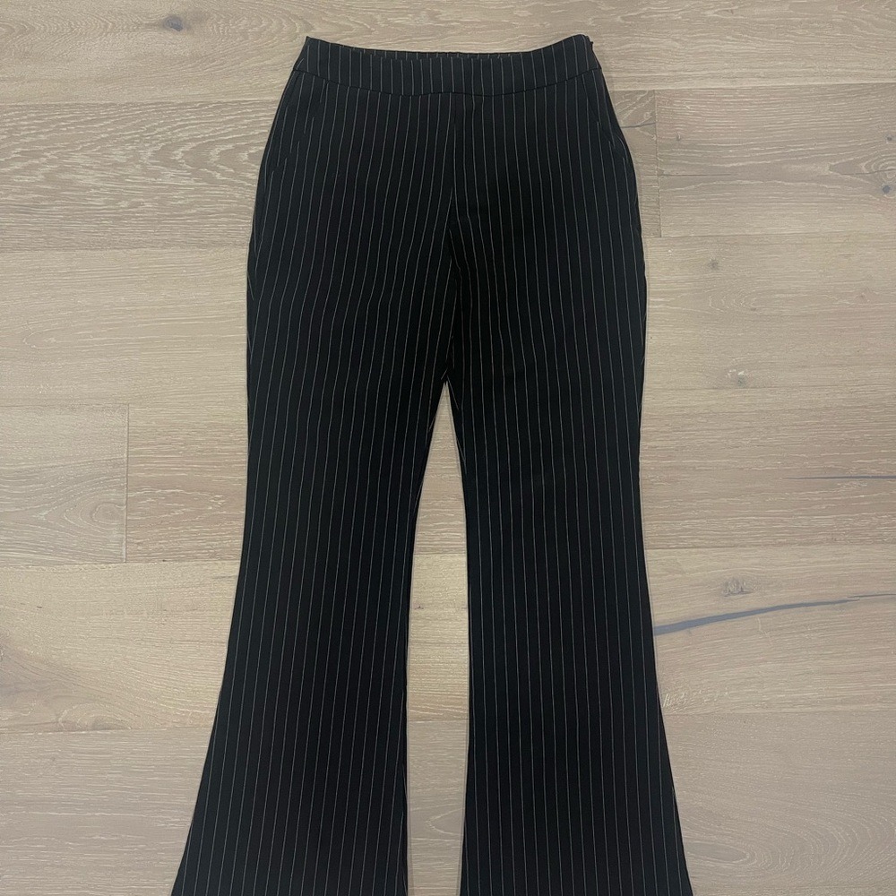 Princess Polly Black Pinstripe Women's Pants